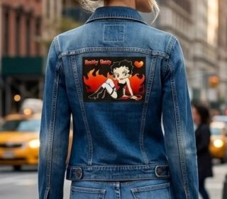 Chaqueta vaquera Betty Boop
