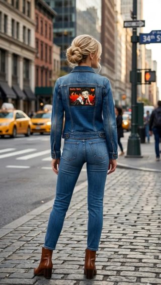 Chaqueta vaquera Betty Boop