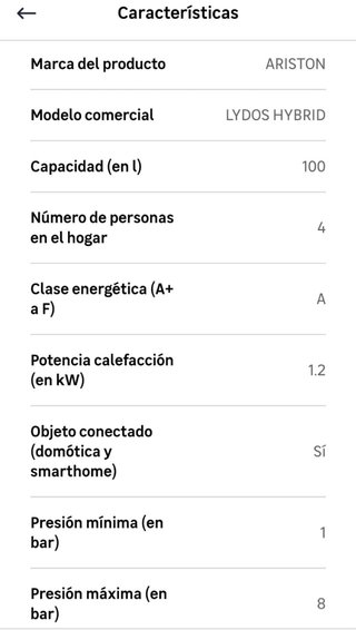 Calentador Eléctrico Ariston 100L