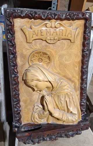 Cuadro Virgen María principios Siglo XX