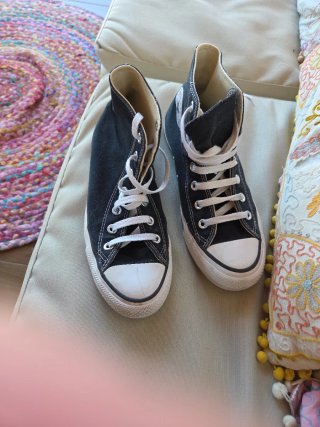 Converse Negras Talla 38
