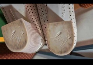 Zapatos Pitillos tacón mujer talla 41 dorados