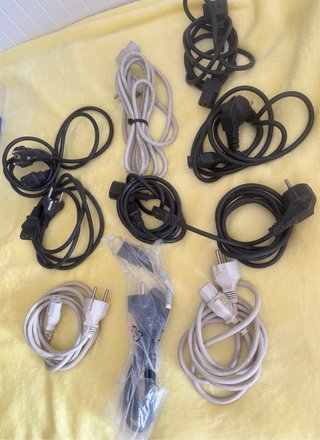 Lote 10 cavi di alimentazione PC/Monitor