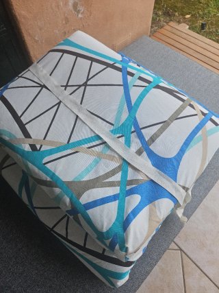 Colchoneta para tumbona con diseño