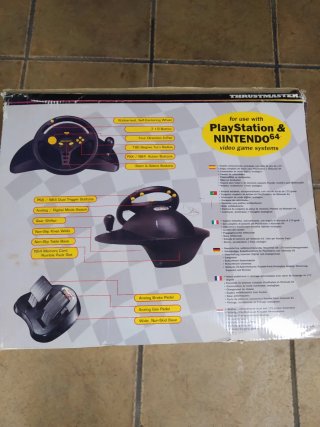 Volante NASCAR RacePro Thrustmaster PS1/N64