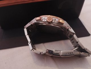 Reloj Jaguar Suizo Dorado y Azul