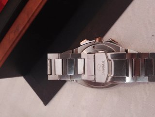 Reloj Jaguar Suizo Dorado y Azul