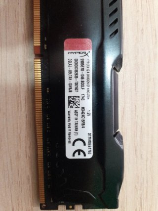 Lote 4 Memorias HyperX Fury DDR4 4GB