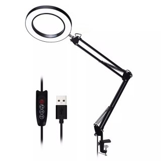 Lampada LED con Lente Ingrandimento