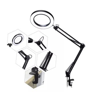 Lampada LED con Lente Ingrandimento