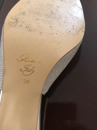 Sandali donna oro e argento, misura 38