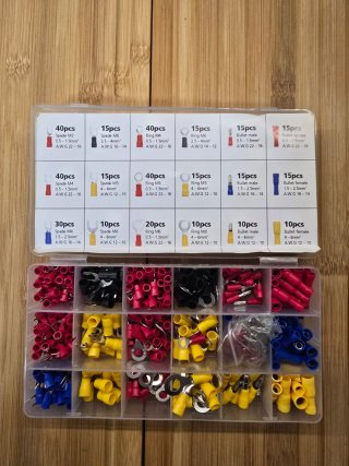 Kit Alicates Crimpadora y Terminales Eléctricos