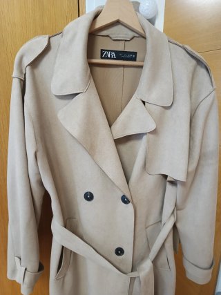 Gabardina Zara Antelina Beige