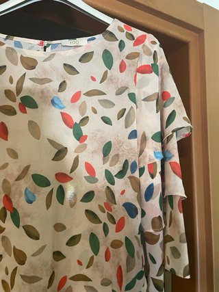 Blusa H2O multicolor manica 7/8 tg. M
