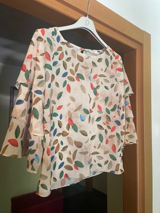 Blusa H2O multicolor manica 7/8 tg. M