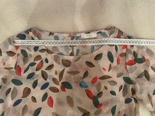 Blusa H2O multicolor manica 7/8 tg. M