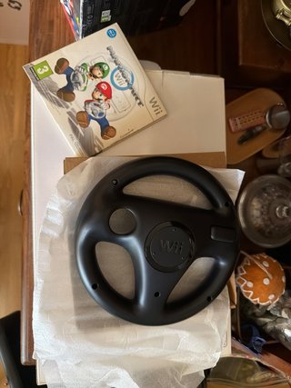 Nintendo Wii Negra Mario Kart Pack