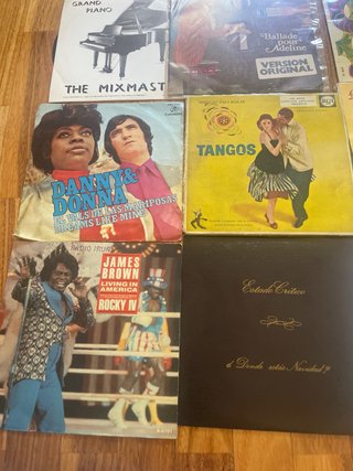Lote 12 Vinilos Singles: Tango, Clásica y Pop
