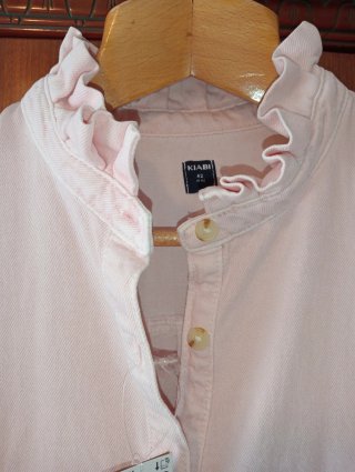 Camisa vaquera rosa mujer Talla 42
