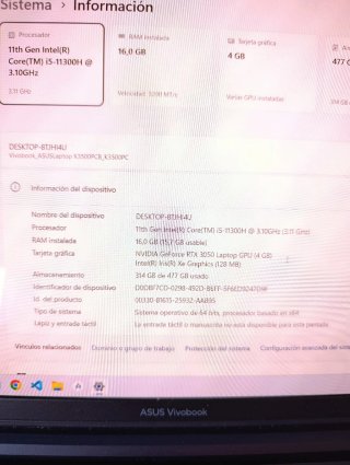Asus Vivobook Pro 15 OLED Negro