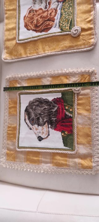 Set 3 Cuscini Decorativi Cane