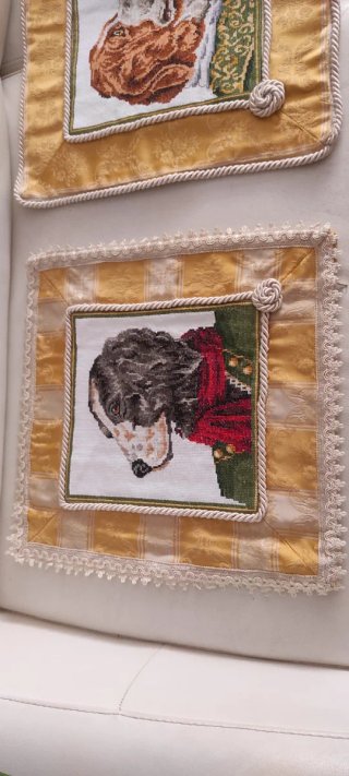 Set 3 Cuscini Decorativi Cane