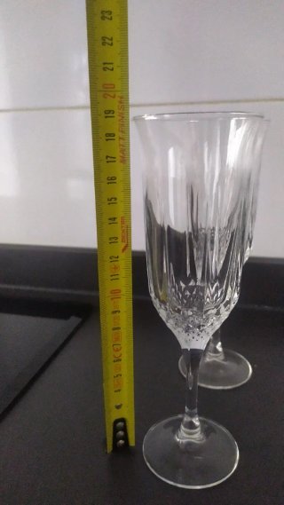 6 Calici di Champagne Vintage Cristal