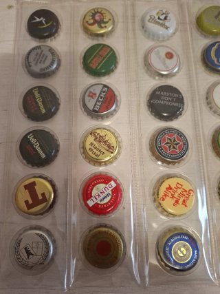 36 Chapas Cerveza Colección Variada