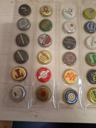 36 Chapas Cerveza Colección Variada