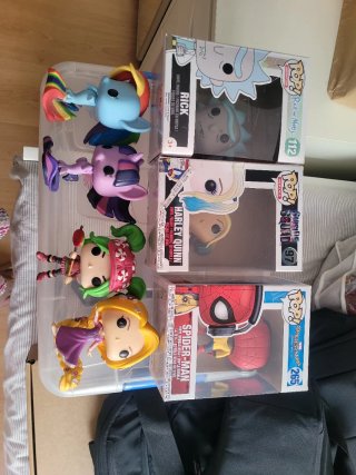Funko Pop! Rick & Morty, Harley Quinn, Spider