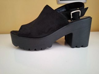 Zapatos de plataforma negros