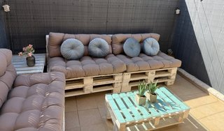 Conjunto Sillones sofas Palets Jardín terraza