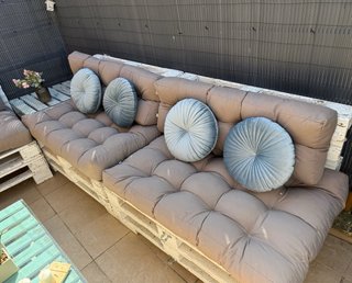 Conjunto Sillones sofas Palets Jardín terraza