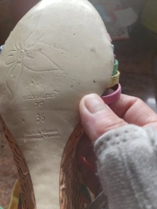 Sandalias Stradivarius Talla 36 Multicolor
