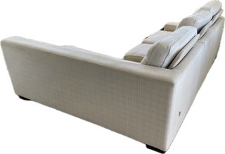 Sofá Chaiselongue Beige Tela