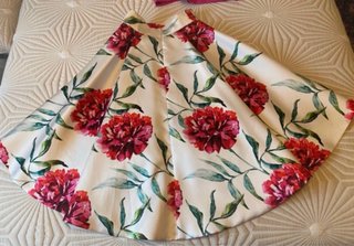 Conjunto Top y Falda Floral Talla XS