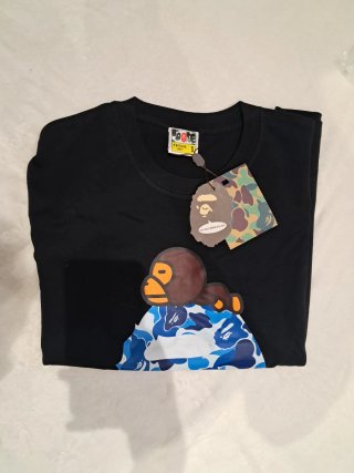 Camiseta BAPE Negra y Azul Talla S