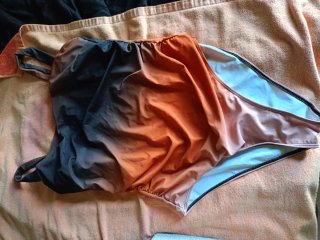 Costume intero donna sfumato