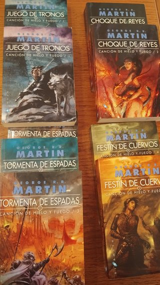 Juego de tronos libros I, II, III y IV