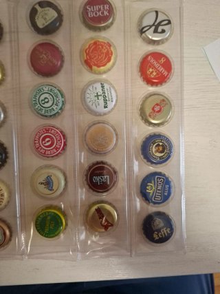 36 Chapas de Cerveza Coleccionables
