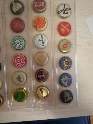 36 Chapas de Cerveza Coleccionables