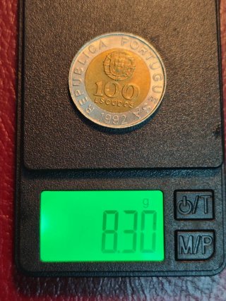 2 Monedas 100 Escudos Portugal 1990 y 1992