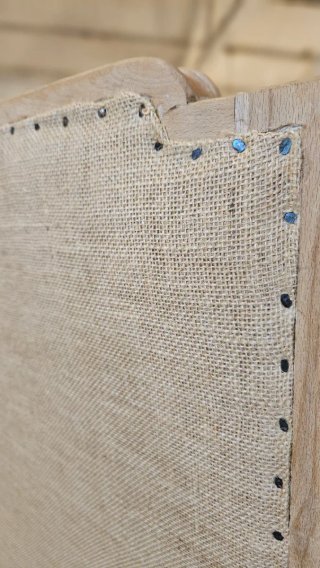 Sofá Luis XV antiguo madera lavada