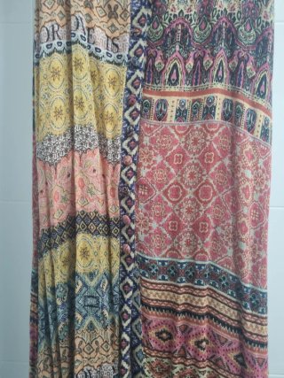 Falda Larga Desigual Talla Única
