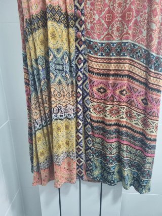 Falda Larga Desigual Talla Única