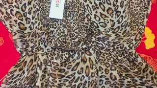 Vestido Morgan Animal Print Talla M