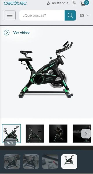 Bicicleta Spinning Cecotec FIT