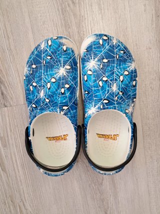 Crocs Marvel Spider-Man Azul Streetwear Clogs M6 W