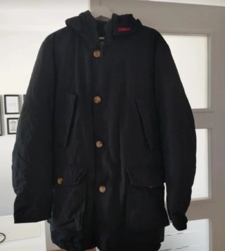 Parka Negra Talla XL