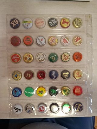 36 Chapas Cerveza Colección Variada